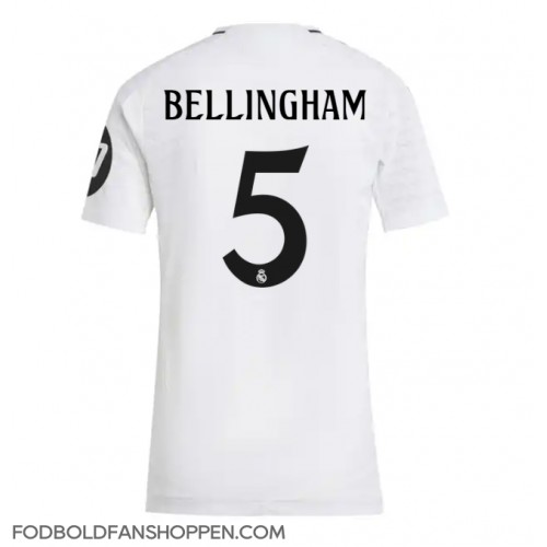 Real Madrid Jude Bellingham #5 Hjemmebanetrøje Dame 2024-25 Kortærmet Real Madrid Jude Bellingham #5 Hjemmebanetrøje Dame 2024-25 Kortærmet